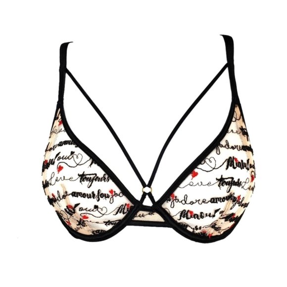 VICTORIA'S SECRET Very Sexy Unlined Plunge Bra 32C - Picture 3 of 8